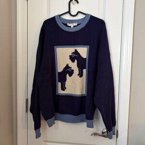 Flat White Scotty Crew-Neck Sweater